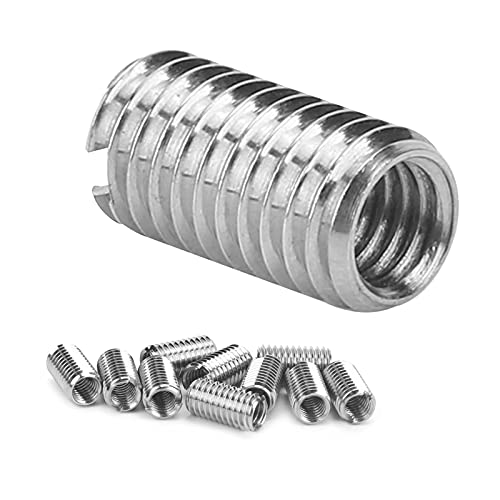 10 Stück Gewindeeinsätze Hardware-Befestigungselement Innen M6 * 1,0 Außen M8 * 1,25 Länge 15 MM Männlich Weiblich Reduziermutter Edelstahl Hardware Reparaturwerkzeug Cover