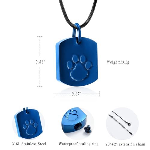 Personalized Ash Necklace for Dog - Image 2
