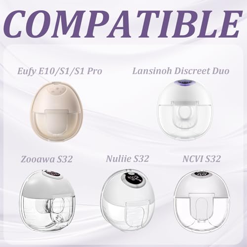 Image of 12Pcs Duckbill Valves for Lansinoh Discreet Duo, eufy S1 Pro /S1 /E10, Nuliie S32 Breast Pump Replacement Pump Parts Accessories
