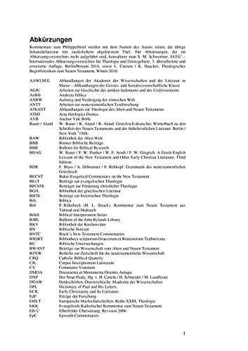 Der Brief des Paulus an die Philipper