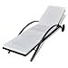 Produktbild vidaXL Sonnenliege Poly Rattan Schwarz Gartenliege Relaxliege Liegestuhl Liege