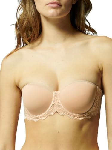 Simone Perele Caresse String Femme haute lingerie en dentelle jacquard