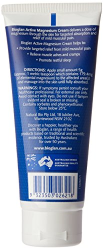 Bioglan Active Magnesium Cream 100G #TOP1