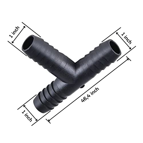 PVC Barbed Tee Fitting 1 PVC Tee Barb Fitting 1 Inch Barbed Insert