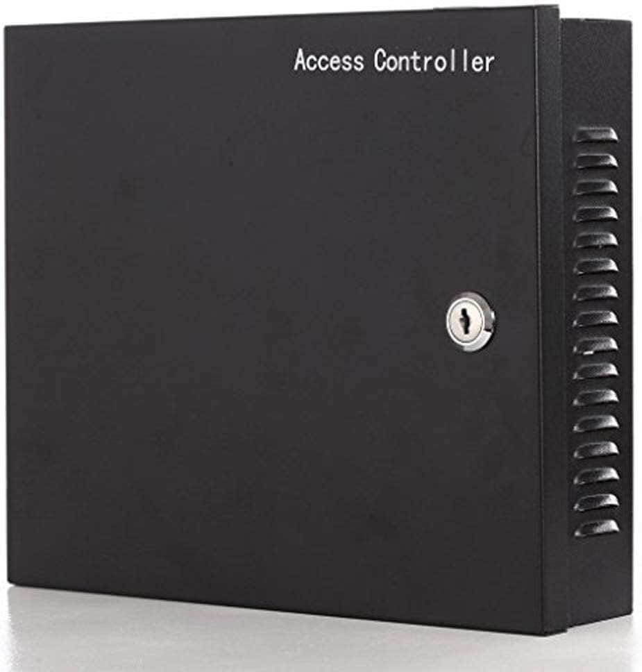 Miniatura 2 de Sistema de control de acceso de 4 puertas con bloqueo magnético de 600 libras, panel de control de acceso, caja de fuente de alimentación de 110 V,
