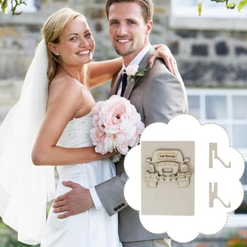 Wedding Money Gift Card Money Holder Cash Gifts for Bride and Groom Funny Congrats Card for Newlyweds, Marriage Wedding Party, DIY Gift Packaging Bracket,Wooden Birthday Gifts4