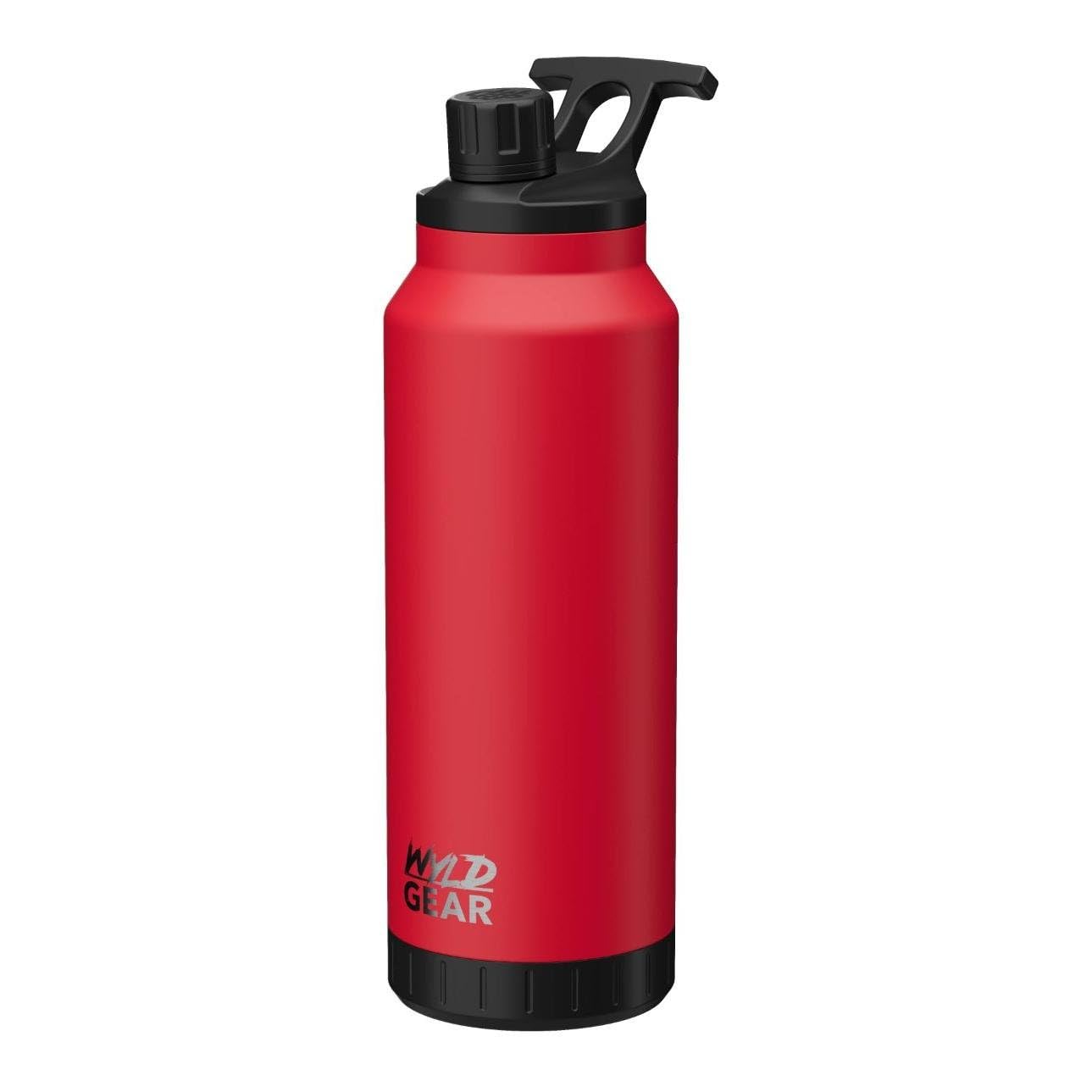 WYLD GEAR Mag Series - Stainless Steel Water Bottle with Magnetic Cap - 44oz Red