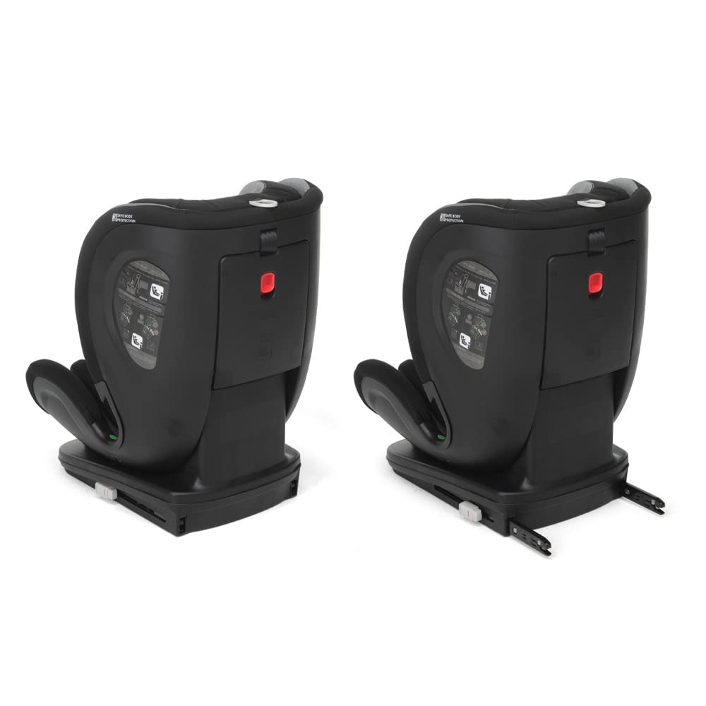 Foppapedretti Seggiolino Auto Reklino I-Size, per bambini da 76 a 150 cm di altezza, 15mesi-12 anni, conforme ECE R129, Fissaggio Dualfix (Isofix e non), Safe Body Protection, Comfort Kid Pad, Sand