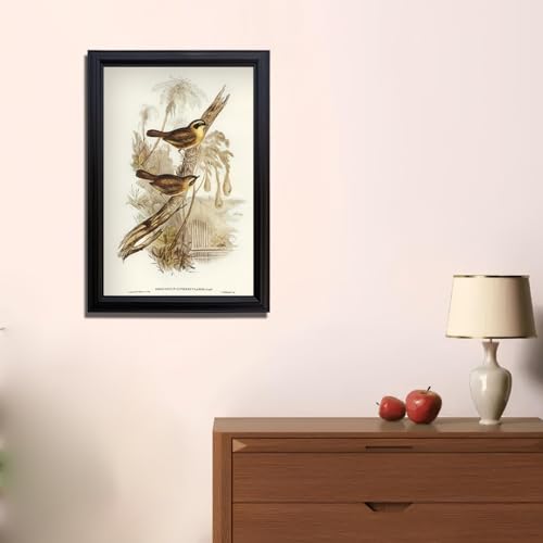 Image of Handcrafted Black Color Wooden Photo Frame, 12x18-inch Display for Artworks, Pictures, Photos, Wall Frame, Home, and Office Decor - A3 Size Display