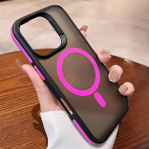 Coque magnétique iPhone 15 Pro transparente avec charge sans fil MagSafe antichoc - 5