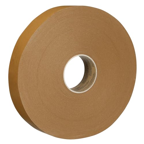 Image of 3M Scotch Performance Paper Box Sealing Tape 570, Brown, 1.9 in x 547 yd | (48 mm x 500 m), 1 Roll, Recycle-Compatible, Great for Packaging, Shipping, and Moving