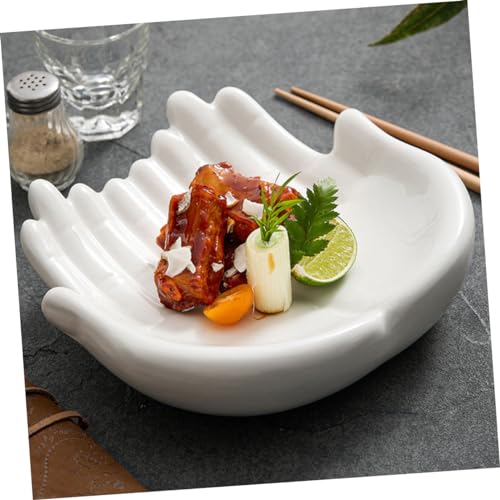 Plato de cerámica estilo japonés para sushi y postres miniatura 4