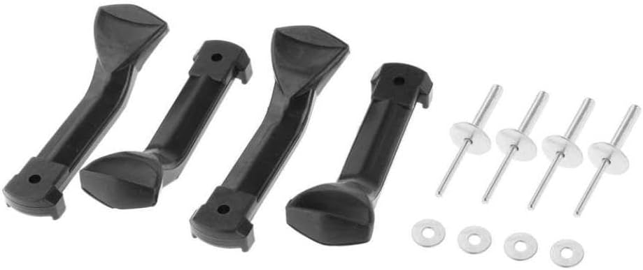 Hood Panel Latch Strap Rubber Black Replacement Kit Body Fittings Compatible with Ski Doo Snowmobile Series