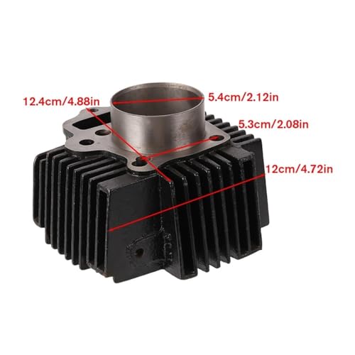 Equipo de cilindro de motocicleta de 125CC y 54mm apto para ATV de 4T 2