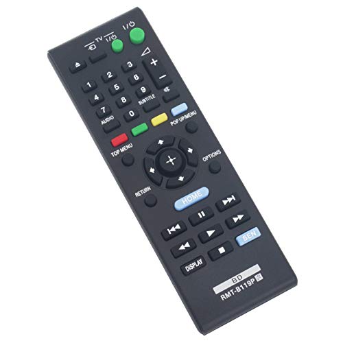 RMT-B119P Replace Remote Control fit for Sony Blu-ray Disc DVD Player BD BDP-BX510 BDP-S1100 BDP-S190 BDP-S3100 BDP-S390 BDP-S4100 BDP-S490 BDP-S5100 BDP-S590 BDPS1100 BDPBX510 BDPS190 BDPS3100
