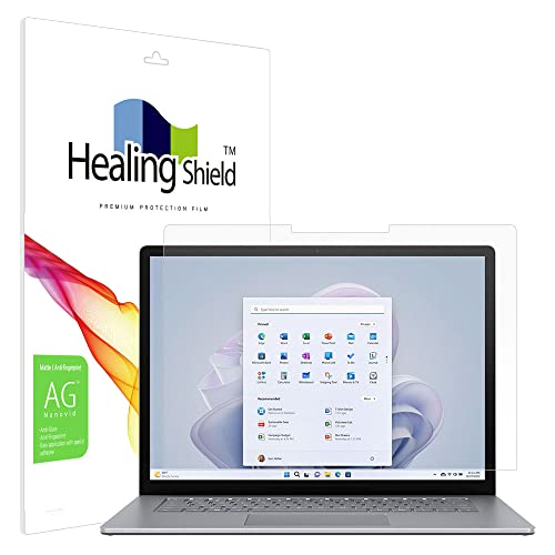 Healingshield �X�L���V�[���t���ی�t�B���� Screen Protector Anti-Fingerprint Anti-Glare Matte Film Compatible with MICROSOFT SURFACE LAPTOP5 1