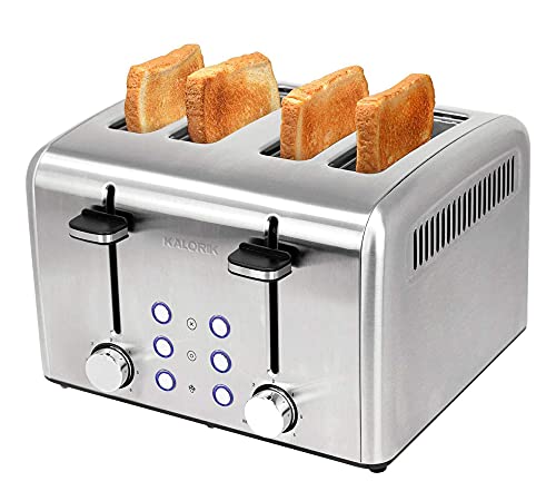 Kalorik 4-Slice Toaster, Stainless Steel