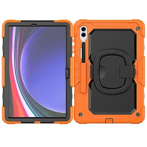 Coque Tab S10 Plus antichoc avec poignée rotative pour travailler partout en sécurité