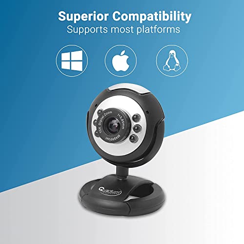 Image of Quantum (QUANTRON QPC 1010) Light Webcam for Laptop /Desktop (Black)