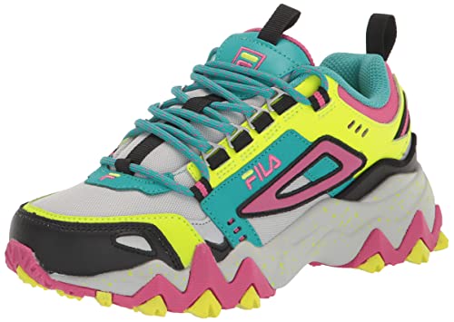 Fila Women's Oakmont Tr Sneaker, Highrise/Ceramic/Fuchisa Rose, 9.5 #TOP25