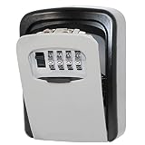 Key Safe Lock Boîte Extérieure 4 chiffres Combinaison en alliage de zinc de haute qualité Boîte de rangement
