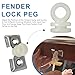 Boat Fender Adjustable Locking Peg 1009 Compatible with Taylor Made Boat Fender Lock #1010, Boat Fender Bumper Clips Hanging Holder Locks for Standard Fenders 3/4