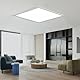 EASY EAGLE LED Deckenleuchte Flach 40 CM, Deckenlampe Viereckig 6500k 42W, Modern Badezimmer Lampe Led Panel Küchenlampe für Flur Schlafzimmer Balkon Wohnzimmer Küche Keller