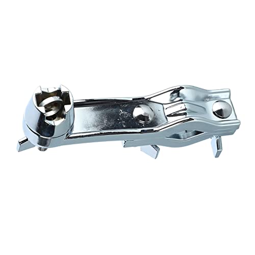 Abrazadera para batería de metal con ángulo ajustable, clip multifuncional para platillos y montaje con agarre seguro para accesorios de batería e instrumentos de percusión miniatura 5