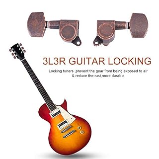 Drfeify Cheville de réglage, 3L + 3R Tuning Cheville Mécaniques pour Guitare électro-Acoustique Accessoires de Jeu - Les Beatles, Paul McCartney, John Lennon, RIngo Starr, George Harrison Drfeify Cheville de réglage, 3L + 3R Tuning Cheville Mécaniques pour Guitare électro-Acoustique Accessoires de Jeu – Image 6