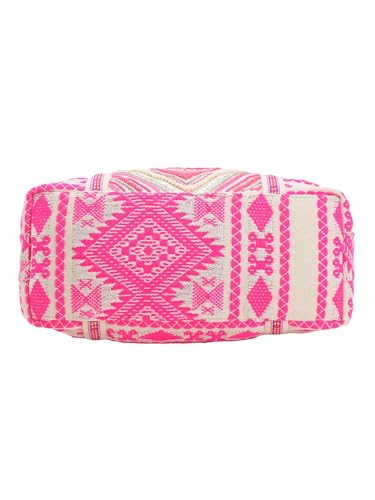 Image of Boho Girl Spacious and Stylish Handbag with Button Closure | Made of Cotton Material | For Daily and Office Use | Ladies Handbag Purse For Daily & Office Use | Double Shoulder Straps