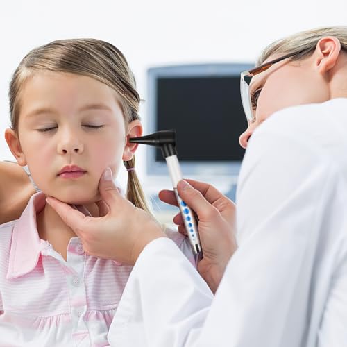 Healifty LED Ohr Diagnose Otoskop Ohr Pflege Lupe Penlight Taschenlampe Ohr Pflege Set ohne Batterie