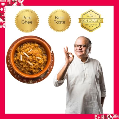 Image of Artinci Sugar-Free Moong Dal Halwa (200 g x 2 Packs) | Low Carb, Keto & Diabetic Friendly | High Protein Indian Sweet | Made with Pure Desi Ghee | No Added Sugar