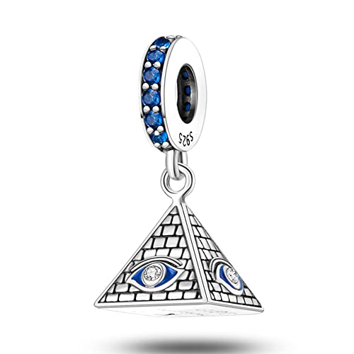 Pandach Charms Abalorios Colgantes Cuentas Plata de Ley 925 con Circonita Cúbica 5A Compatible Pulsera Europeo,Christmas Charms para Mujer Niña for Birthday