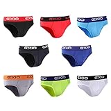 EXIO(エクシオ) ブリーフ メンズ 4枚セット ローライズ ビキニ パンツ カラーはおまかせ M