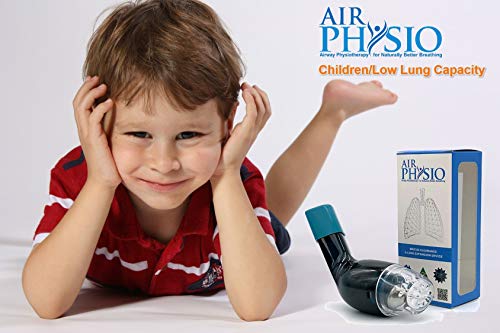 AirPhysio Natural Breathing Lung Expander & Mucus Removal Device, Exercise & Cleanse Therapy Aid Improves Sleep & Fitness, Treatment for COPD,Asthma,Bronchitis,Cystic Fibrosis, Smokers Relief