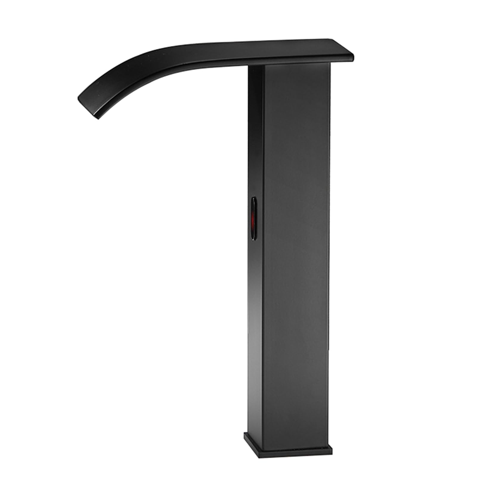 HADECOLL Touchless Bathroom Faucet Black Waterfall Mixer Taps For Basin Sensor Faucet Basin Taps Battery Powered,High