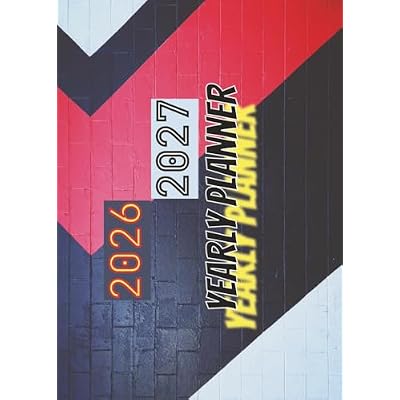 Modern Urban 2026-2027 Monthly Planner - 5" x 7" Small Size - 29 Pages - Blank - Write In The Months For Two Years