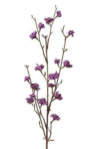 artplantsde Artificial Beautyberry/Callicarpa bodinieri LARINA, violet, 28"/70cm - Berry spray/Silk plant