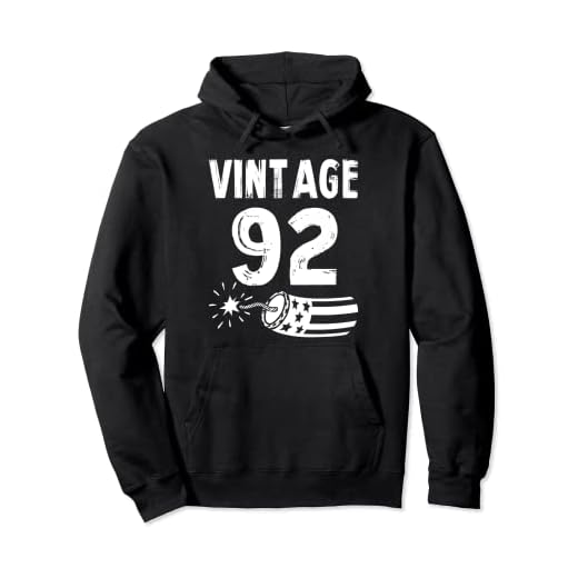 Bombero con texto en inglés "Just Here to Bang", diseño vintage de cumpleaños 92 Sudadera con Capucha