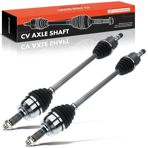 A-Premium Pair (2) Front CV Axle Shaft Assembly Compatible with Subaru Forester 2014 2015 2016 2017 2018, H4 2.0L 2.5L, Driver and Passenger Side