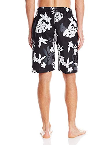 Image of Kanu Surf Men's Big Viper Extended Size Stripe Swim Trunk