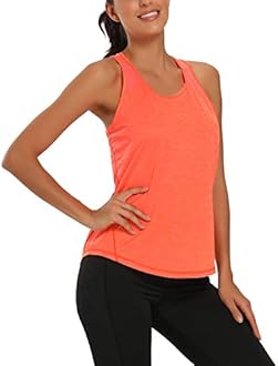 Aeuui Womens Workout Tops for Women Racerback Tank Tops Mesh Yoga Shirts Athletic Running Tank Tops Sleeveless Gym Clothes