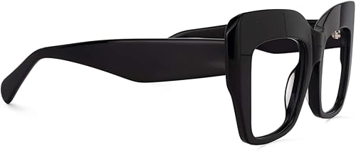 Miniatura 6 de Vooglam OA01901 - Gafas cuadradas de gran tamaño con luz azul para mujer, antifatiga ocular y UV Rosaura