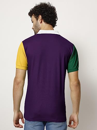 SWADESI STUFF Trendy Regular Fit Polo T-Shirt for Men