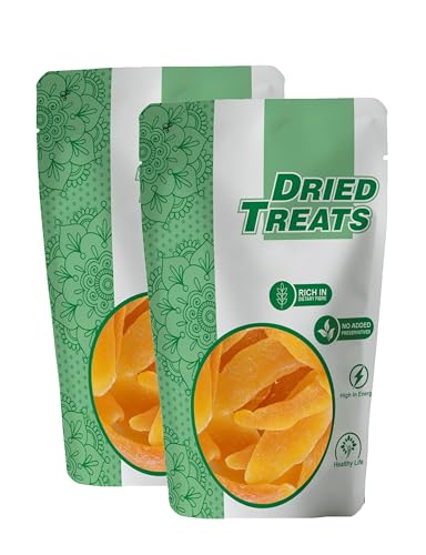 Image of Dried Treats Dried Fruits Nuts And Seeds (Dried Mango, 400G (2X200Gm))
