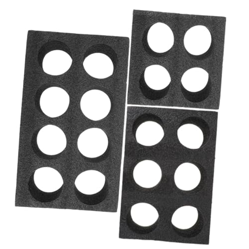 SOLUSTRE 3Pcs Drink Carrier Tray Pearl Cup Holder for Takeout Beverages for Milk Tea Use Four Six and Eight Cup Options