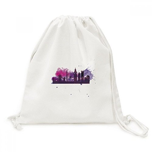 Sac Voyage Toile Drawstring Backpack idéal pour flâner à Londres avec style