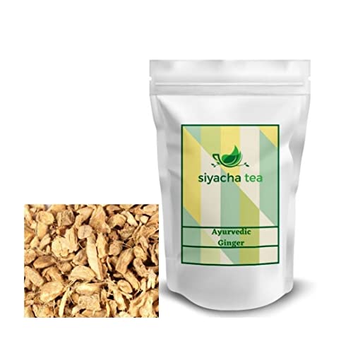 Image of Siyacha Tea Ayurvedic Dry Ginger Bits, 100% Pure Natural Spice, Rich Aroma, Improves Digestion & Boosts Immunity, Super Food Herb, 250 Grams Makes 125 Cups (approx)