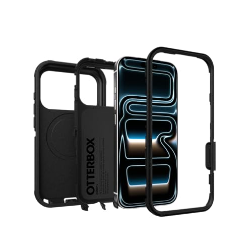 OtterBox iPhone 17 Pro Defender Pro Series Case - Black - Tough, Rugged & Durable iPhone Case, Snaps on MagSafe - Image 5