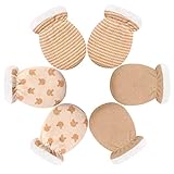 manoplas lana bebe MITONES ANTI-SCRATCH: estos guantes para bebés pueden mantener las manos de su bebé muy calientes en invierno y evitar que se rasque la cara.